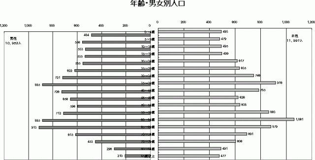 年齢・男女別人ロの画像